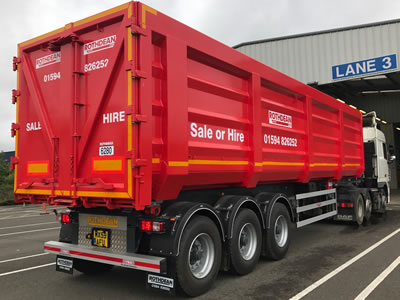 Accordian style Tipper Trailers from Rothdean