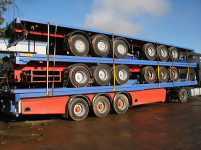 Exporting trucks and trailers from Rothdean UK