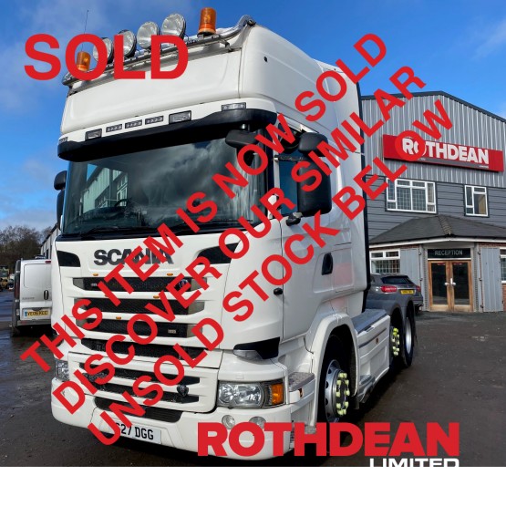 2016 SCANIA R520 TOPLINER V8 in 6x2 Tractor Units