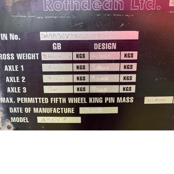 2015 Rothdean 304 3 LID DISC in Vacuum Tankers Trailers