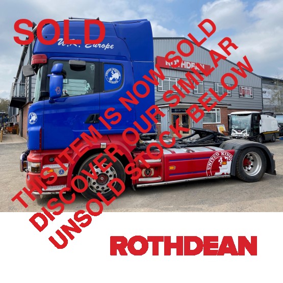 2007 SCANIA R480 TOPLINE LOWRIDE in 4x2 Tractor Units