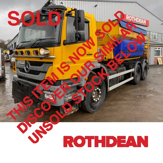 2012 MERCEDES 2629 AXOR GRITTER in Gritters