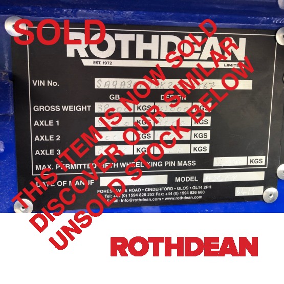 2019 Rothdean G.P.TANKER in Food & Chemical Tankers Trailers