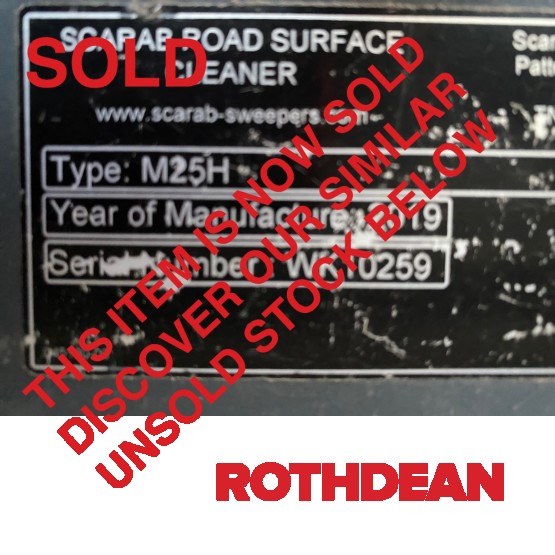 2019 SCARAB M25H ROAD SWEEPER in Compact Sweepers