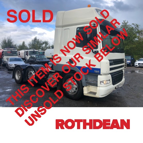 2013 DAF CF85-460ATE SPACE CAB in 6x2 Tractor Units