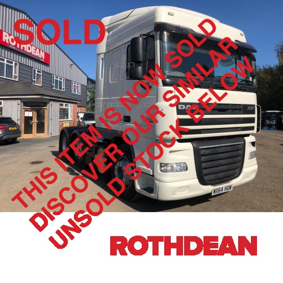 2014 DAF XF105.460 ATE in 6x2 Tractor Units