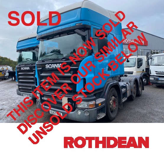 2008 SCANIA R480 in 6x2 Tractor Units