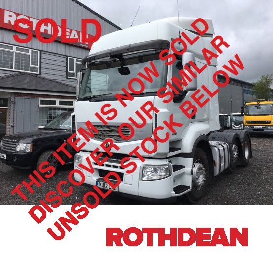 2012 RENAULT PREMIUM 460 DXI in 6x2 Tractor Units