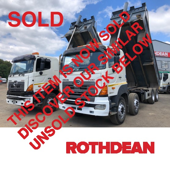2013 HINO 700 SERIES 3241 TIPPER in Tippers Rigid Vehicles