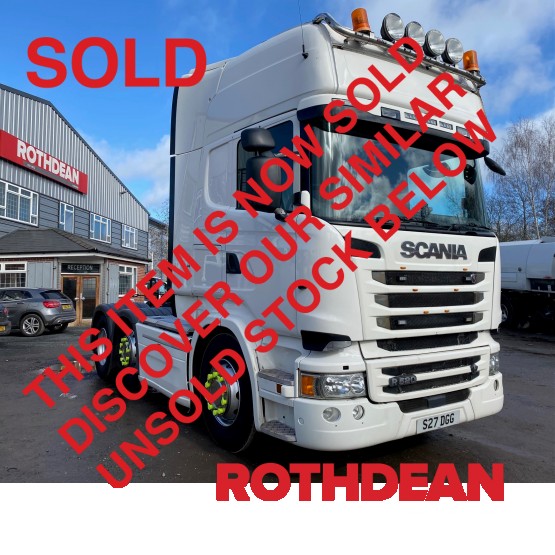 2016 SCANIA R520 TOPLINER V8 in 6x2 Tractor Units