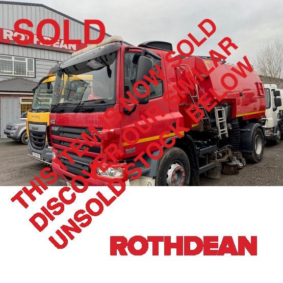 2013 DAF CF65-250 ROAD SWEEPER in Truck Mounted Sweepers