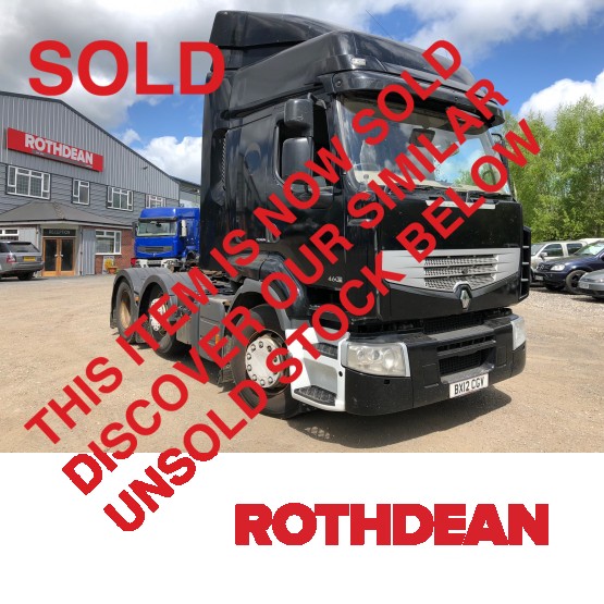 2012 RENAULT PREMIUM 460 DXI EXCELLENCE in 6x2 Tractor Units