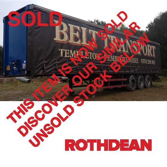 1997 M G Straight Frame In Curtain Siders Trailers Rothdean