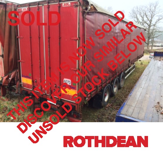 2004 SDC 13.6 STRAIGHT CHIPLINER in Curtain Siders Trailers