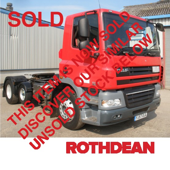 2008 DAF CF85-410 in 6x2 Tractor Units
