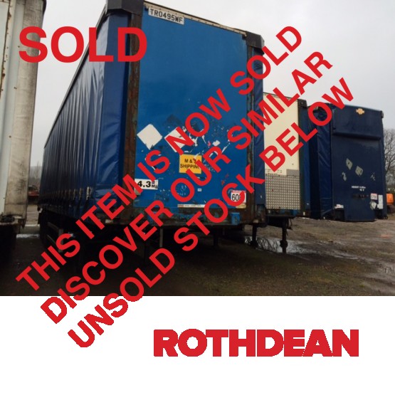 2004 Wheelbase 13.6 STRAIGHT in Curtain Siders Trailers