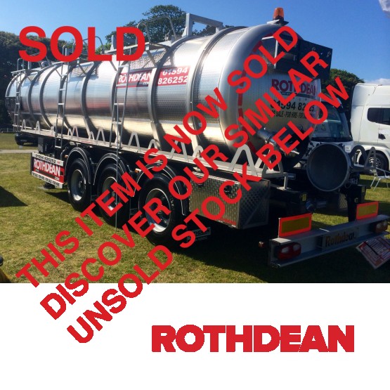 2015 Rothdean ADR 316 Vacuum in Vacuum Tankers Trailers