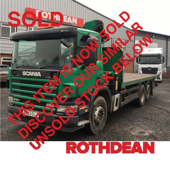 2003 SCANIA P94-260 in Flatbed/Beavertail Rigid Vehicles