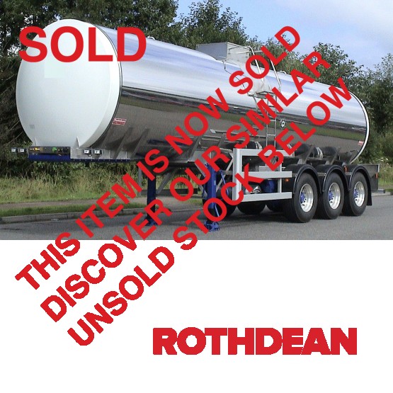 2005 Rothdean MILK in Food & Chemical Tankers Trailers