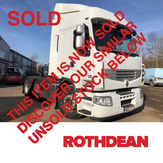 2012 RENAULT 460 DXI PREMIUM PRIVILAGE in 6x2 Tractor Units