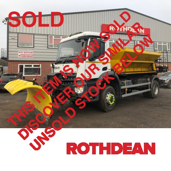 2015 MERCEDES AROCS1824 4 X 4 GRITTER / PLOUGH in Gritters