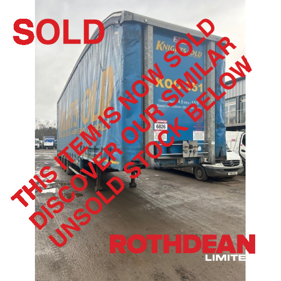 2016 SDC CURTAIN SIDED TRAILER in Curtain Siders Trailers