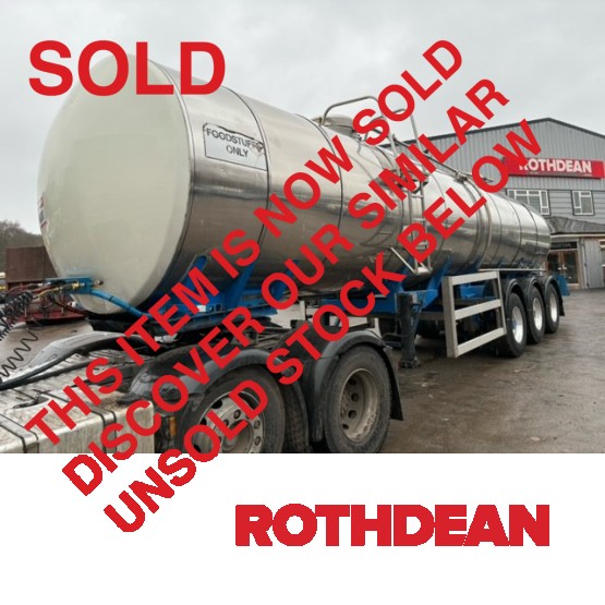 1995 CRANE FRUEHAUF TANKER in Food & Chemical Tankers Trailers