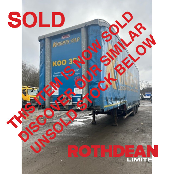 2016 SDC CURTAIN SIDED TRAILER in Curtain Siders Trailers