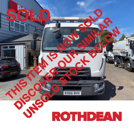 2016 RENAULT D16 ROAD SWEEPER in Truck Mounted Sweepers