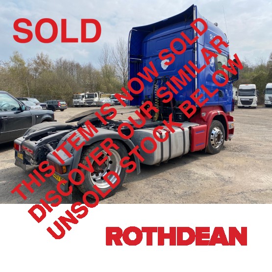 2007 SCANIA R480 TOPLINE LOWRIDE in 4x2 Tractor Units
