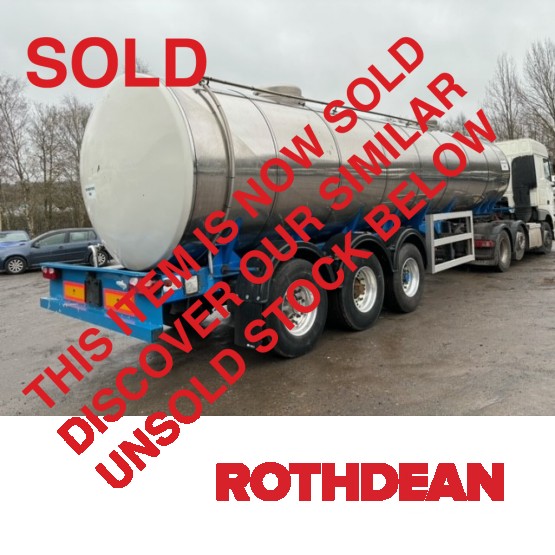 1995 CRANE FRUEHAUF TANKER in Food & Chemical Tankers Trailers