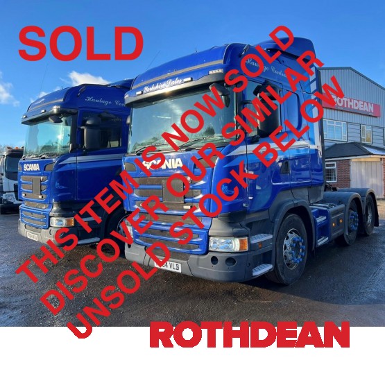 2014 SCANIA R450 in 6x2 Tractor Units