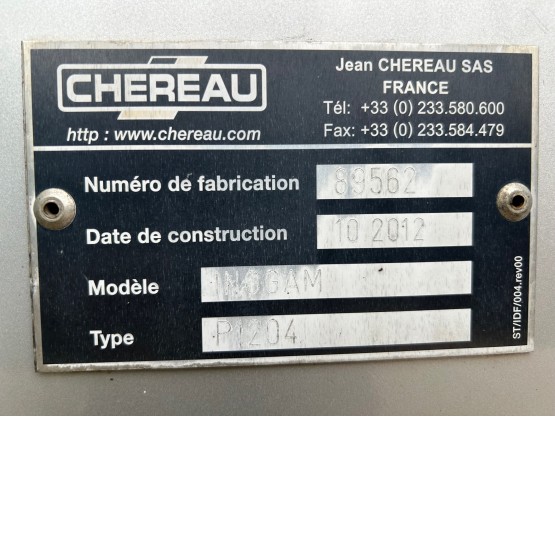 2012 CHEREAU REFRIGERATED TRAILER in Refrigerated (Fridge) Trailers