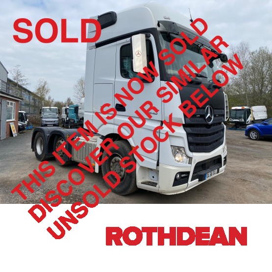 2016 MERCEDES ACTROS 2548 BLUETEC 6 in 6x2 Tractor Units
