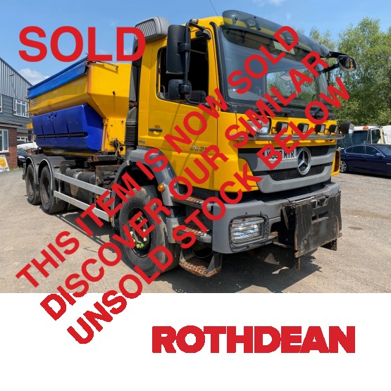 2012 MERCEDES 2629 AXOR GRITTER in Gritters