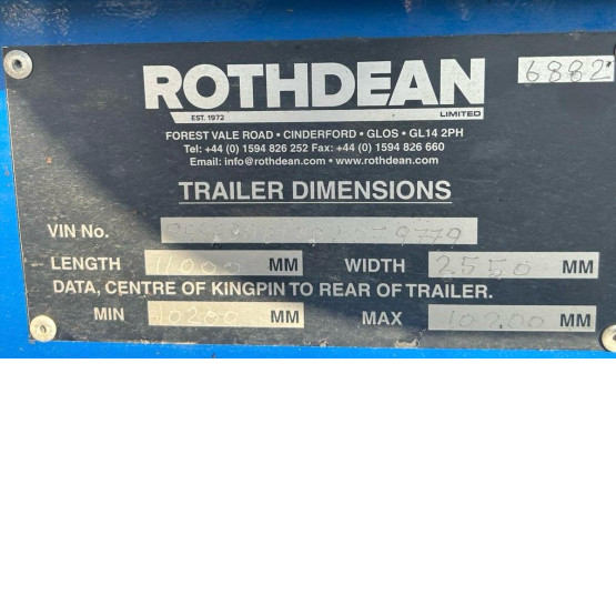 2025 Rothdean Tipper in Tipper Trailers Trailers