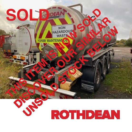 2015 Rothdean 304 3 LID DISC in Vacuum Tankers Trailers