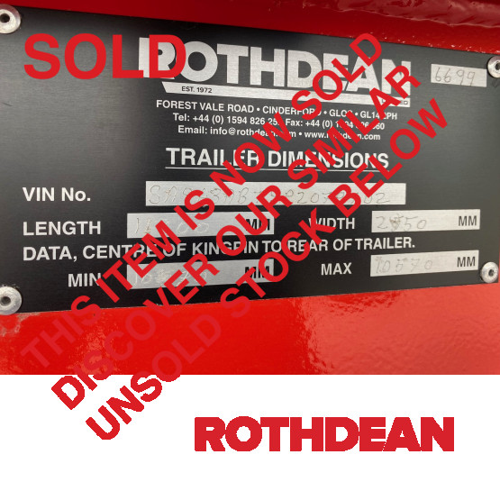 2023 Rothdean STEEL TIPPER in Tipper Trailers Trailers