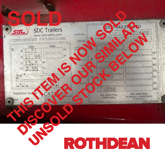 2016 SDC  in Curtain Siders Trailers