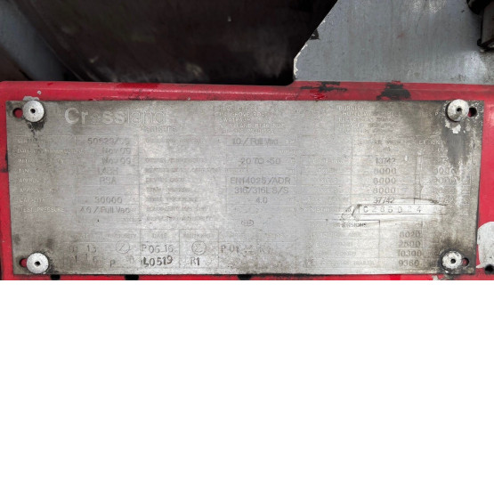 2009 Crossland STAINLESS STEEL WASTE DISPOSAL TANKER in Vacuum Tankers Trailers