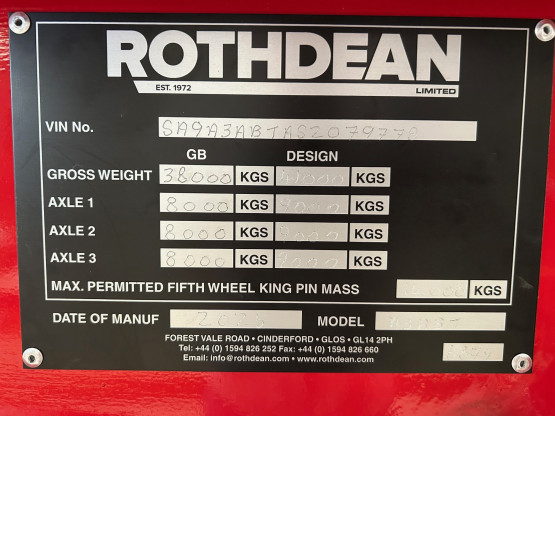 2025 Rothdean BULK TIPPER in Tipper Trailers Trailers