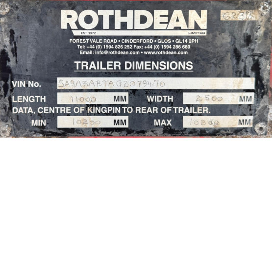 2016 Rothdean ROTHDEAN in Tipper Trailers Trailers
