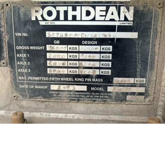 2023 Rothdean WASTE TANKER in Vacuum Tankers Trailers
