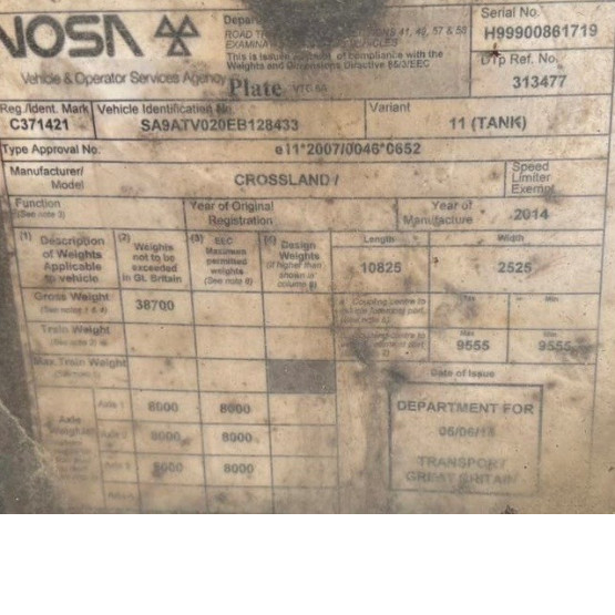 2014 Crossland VACUUM TANKER in Vacuum Tankers Trailers