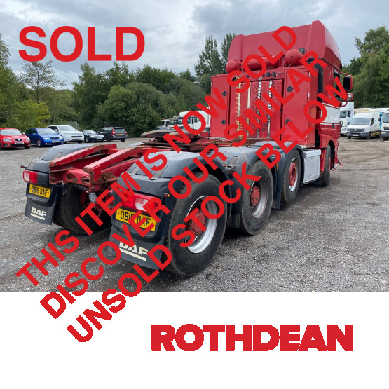 2016 DAF XF 510 SUPERSPACE CAB in 8x4 Tractor Units