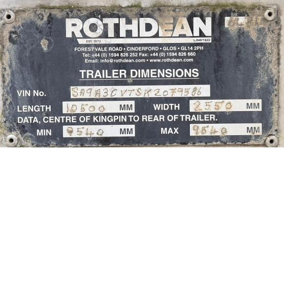 2019 Rothdean 304 1 LID DISC in Vacuum Tankers Trailers