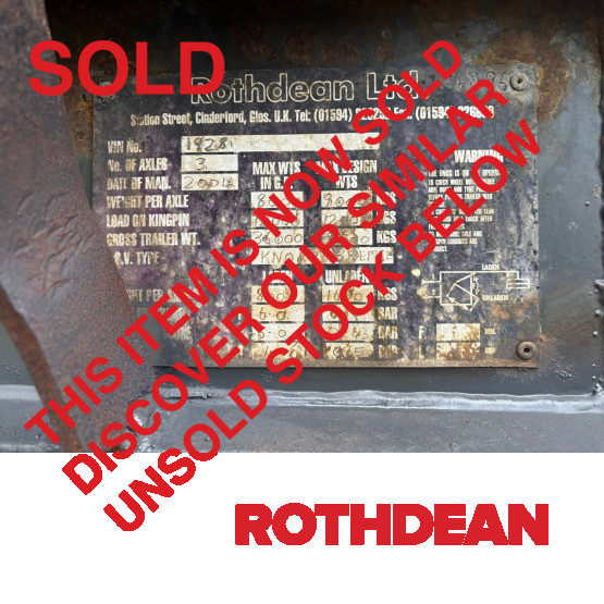 2004 Rothdean VACUUM TANKER in Vacuum Tankers Trailers