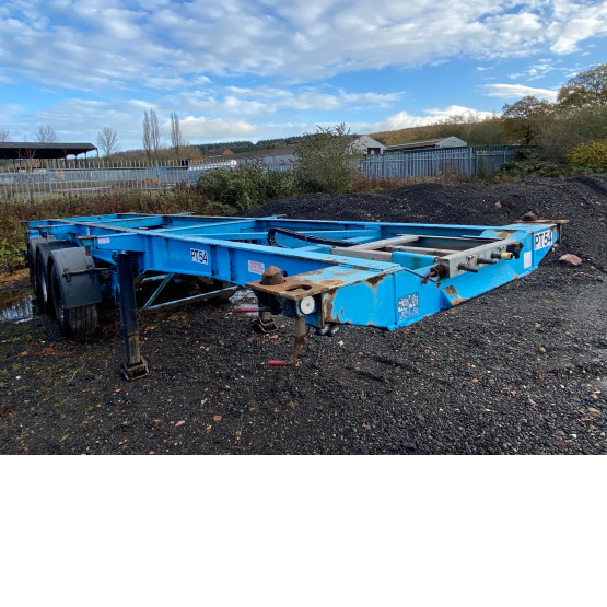 2008 MONTRACON SLIDING SKELETAL TRAILER in Skeletal Trailers Trailers