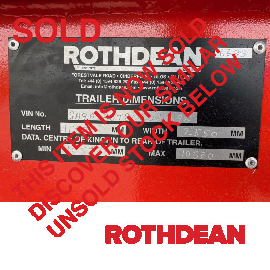 2023 Rothdean STEEL TIPPER in Tipper Trailers Trailers