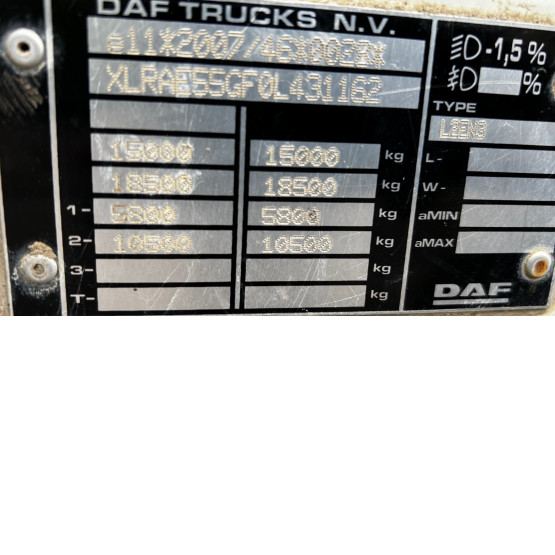 2014 DAF LF55-220 EEV ROAD SWEEPER in Truck Mounted Sweepers